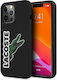 Lacoste Head Crocodile Back Cover Σιλικόνης Μαύρο (iPhone 13 Pro / 13)