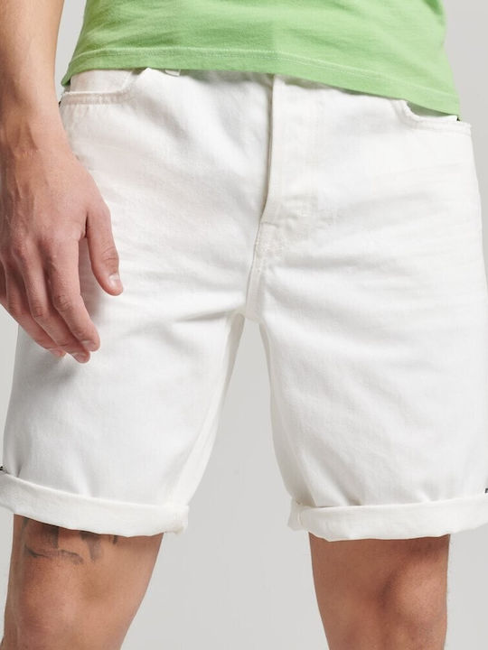Superdry Men's Denim Shorts White
