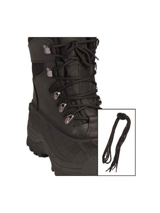 Mil-Tec Șireturi de Pantofi Drumeție Negre 2buc 80cm