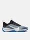 Omni Multi Court Kinder Sneakers Cool Grey / Black / Light Crimson / Photo Blue