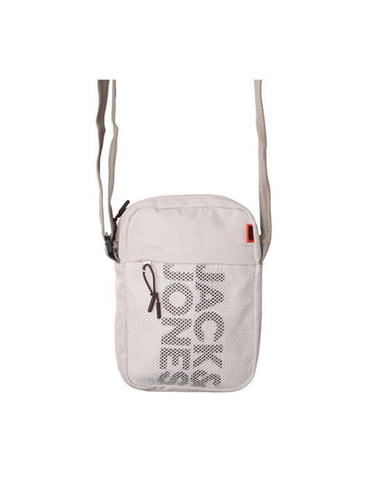 Jack & Jones Men's Shoulder Crossbody Bag Moonbeam