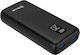 Tellur PD202 Power Bank 20000mAh 22.5W mit 2 USB-A Anschlüssen und USB-C Anschluss Stromlieferung Schwarz
