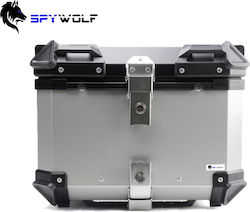 Spywolf SpyWolf Space-S Мотоциклетна Куфара От Алуминий 45л Сребрист Spywolf SpyWolf Space-S Мотоциклетна Куфара От Алуминий 45л Сребрист