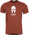 Pentagon Spartan Helmet Tricou Lava Maroon Red