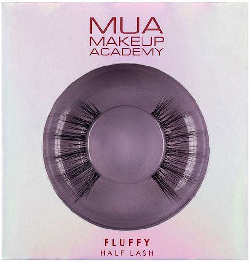 MUA Fluffy Half Μαγνητικές Half Lashes Μαύρες 2τμχ