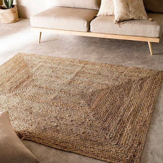Gofis Home Yennefer 259 Teppich Rechteckig Sommer aus Jute Beige