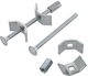 ArteLibre Schraube Metallisch mit Länge 65mm