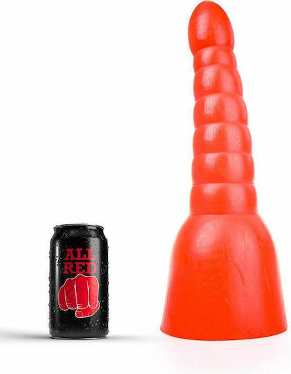 All Red Bole Analdildo Groß Rot