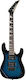 Dinky Minion JS1X Elektrische Gitarre Stratocaster mit HH Tonabnehmerkonfiguration Metallic Blue Burst