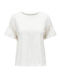Only Women's Blouse Cotton Short Sleeve White