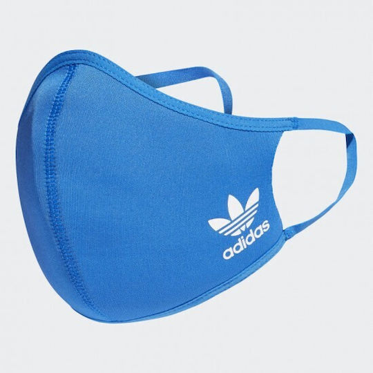 adidas Mască de protecție Țesătură Mare Albastru H32931 1buc