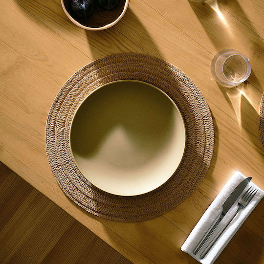 Gofis Home Platzdeckchen Kunststoff Beige 38x38cm 1Stück