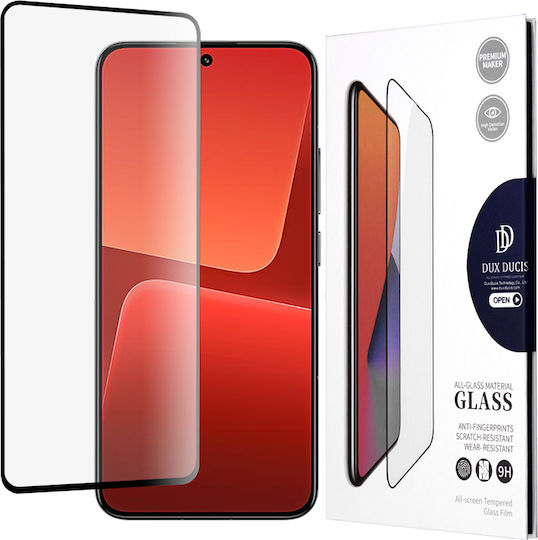Dux Ducis Закалено стъкло за цялото лице Черен (Xiaomi 13)