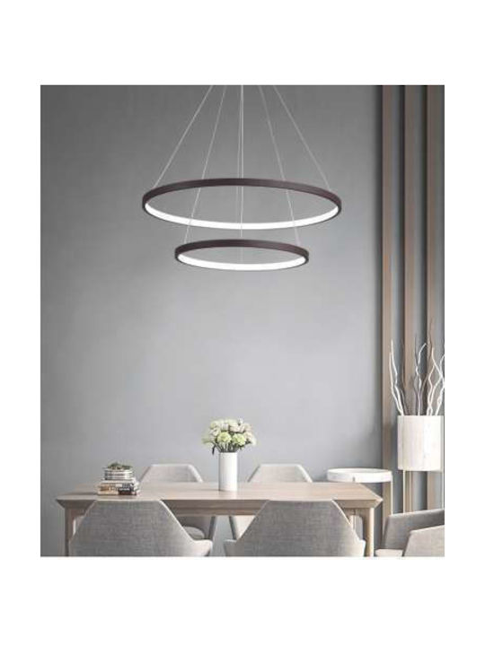 Atman Toledo Lustră Negru 60cm.
