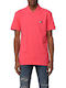 Tommy Hilfiger Men's Short Sleeve Blouse Polo Pink