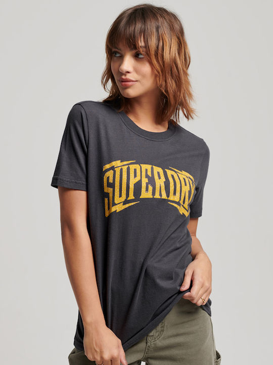 Винтидж Дамски T-shirt Черно