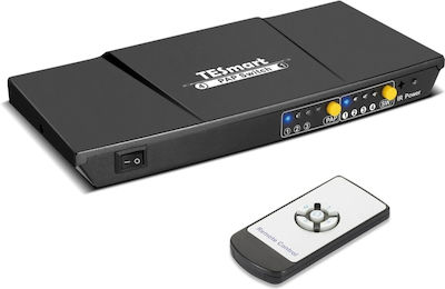 Tesmart HSW0401A10 HDMI Switch Multi View Mode 4 Input 1 Output Black