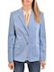 Boss Blazer pentru femei Sacou Albastru