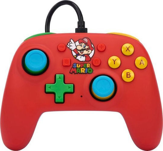 PowerA Nano Ενσύρματο Gamepad για Switch Mario Medley