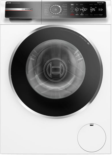 Bosch Πλυντήριο Ρούχων 10kg με Τεχνολογία Ατμού 1400 Στροφών Home Connect WGB254A0GR