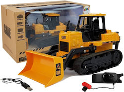 Lean Toys Μπουλντόζα Τηλεκατευθυνόμενος Εκσκαφέας Κίτρινο Lean Toys Μπουλντόζα Τηλεκατευθυνόμενος Εκσκαφέας Κίτρινο