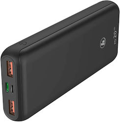 HAMA PD20-HD" 20000mAh Μαύρο