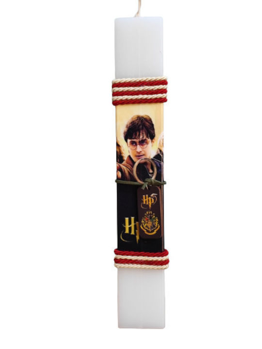 Lumanare De Paste Harry Potter Cu Formă Plată Parfumată Handmade Și Cu Cutie Albă