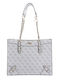 Guess Damen Tasche Shopper Schulter Beige