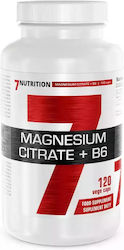 7Nutrition Magnesium Citrare & B6 120 capsule veget 7Nutrition Magnesium Citrare & B6 120 capsule veget