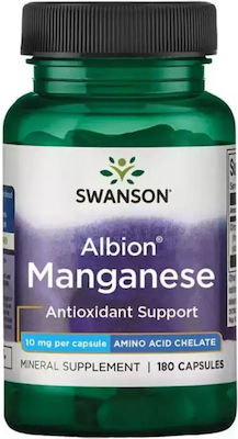 Swanson Albion Manganese 10mg 180 κάψουλες