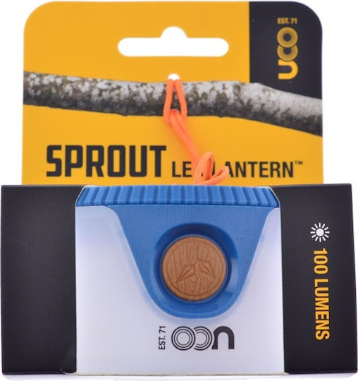 Uco Sprout Led Lantern Φανάρι Led Μπαταρίας για Camping με Φακό Blue 100lm 7x7x5cm