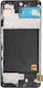 Screen OLED OLED with Touch Mechanism and Frame for Galaxy A51 (Black)