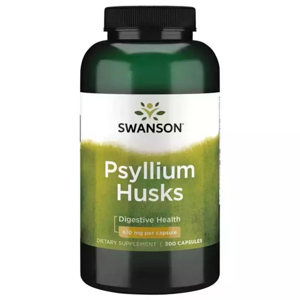 Swanson Psyllium Husks 610mg 300 κάψουλες