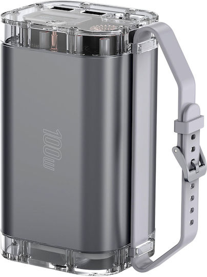 4Smarts Lucid Ultra Power Bank 40000mAh 100W με 2 Θύρες USB-A και 2 Θύρες USB-C Γκρι