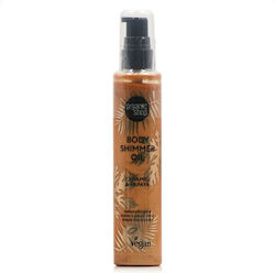 Organic Shop Ulei Uscat Organic cu Strălucire Caramel și Papaya 100ml