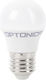 Optonica LED Bulb 5.5W for Socket E27 and Shape G45 Warm White 450lm