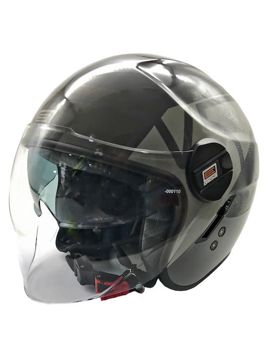 Origine Alpha Nargo Grey Κράνος Μηχανής Jet ECE...