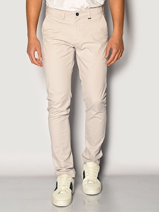 Brokers Jeans Trousers Chino Elastic White