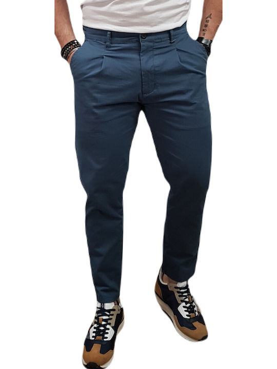 Brokers Jeans Ανδρικό Παντελόνι Chino Navy Μπλε