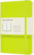 Moleskine Classic Collection Carnet 192 Foi cu Pagini Albe și Elastic Galben