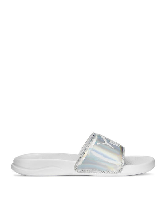 PUMA Popcat 20 Slides Ασημί PUMA Popcat 20 Slides Ασημί
