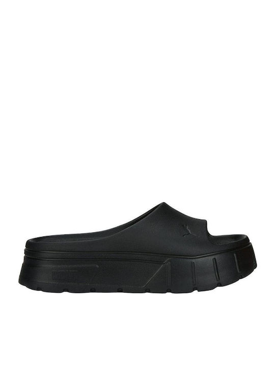 PUMA Women's Slides Black