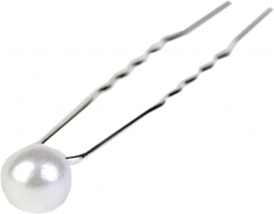 Ro-Ro Accessories Silver Pearl Hair Pin