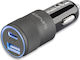 4Smarts Rapid Зарядно за кола 27W Бързо Зареждане с Портове: 1xUSB 1xType-C Сив Цвят