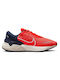 Nike Renew Run 4 Ανδρικά Αθλητικά Παπούτσια Running Bright Crimson / Hot Punch / Obsidian / White