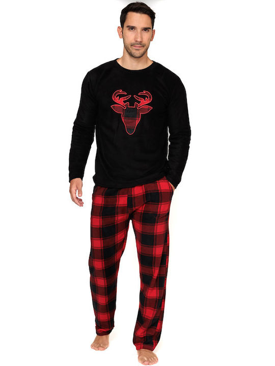 Men's fleece pajamas (20184)