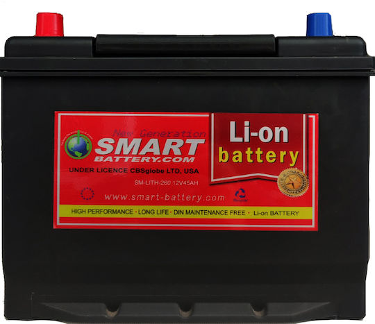 Car Battery Smart with 45Ah Capacity