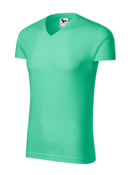 Malfini Men's Short Sleeve Promotional T-Shirt Green 146-95