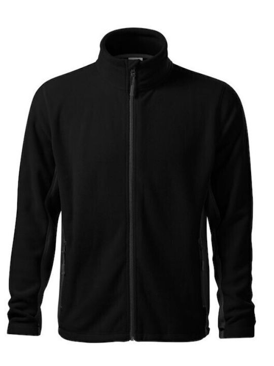 Malfini Men's Long Sleeve Promotional Cardigan Black