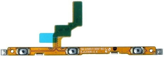 Kabel mit Lautstärke-Tasten in Orange Farbe für Galaxy A70